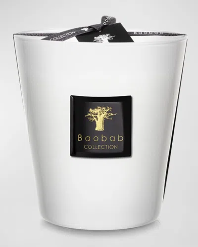 Baobab Collection Max 16 Les Prestigieuses Pierre De Lune Scented Candle In White