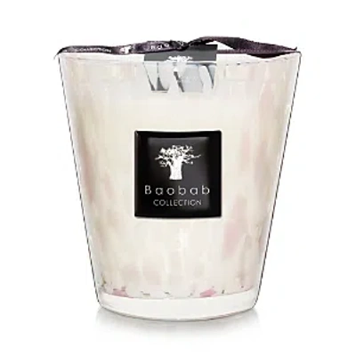 Baobab Collection Max 16 White Pearls Candle In Neutral