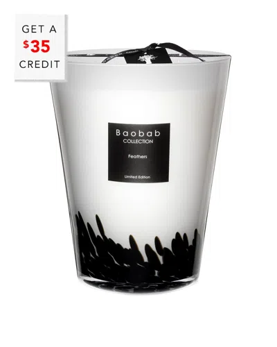 BAOBAB COLLECTION BAOBAB COLLECTION MAX 24 FEATHERS CANDLE WITH $35 CREDIT