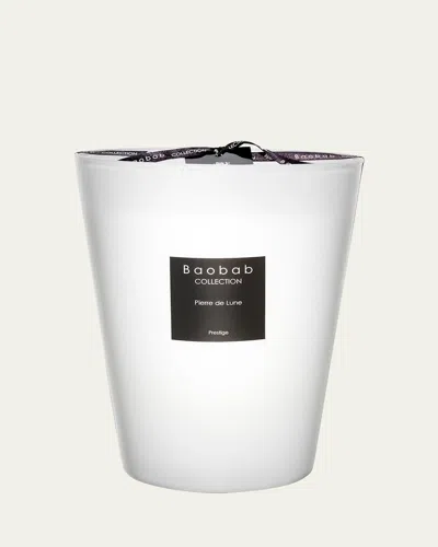 Baobab Collection Max 24 Les Prestigieuses Pierre De Lune Scented Candle In White