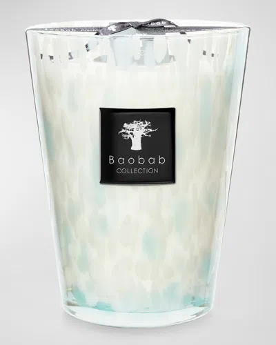 Baobab Collection Max 24 Sapphire Pearls Scented Candle In Blue