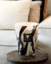 Baobab Collection Stones Marble Candle In Blk/wht/beige