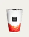 Baobab Collection Max 35 Feathers Maasai Scented Candle In Red/wht