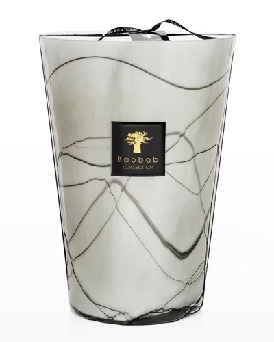 Baobab Collection Max 35 Filo Grigio Scented Candle In Gray/blk