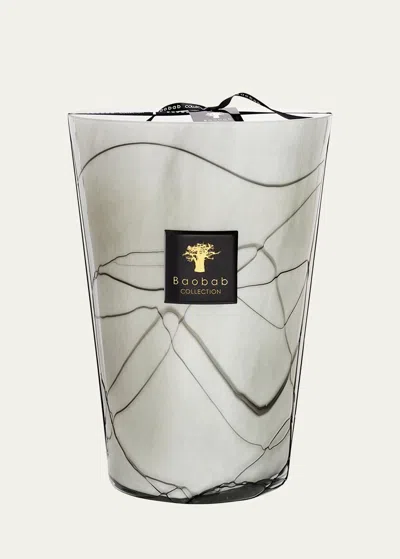 Baobab Collection Max 35 Filo Grigio Scented Candle In Gray/blk