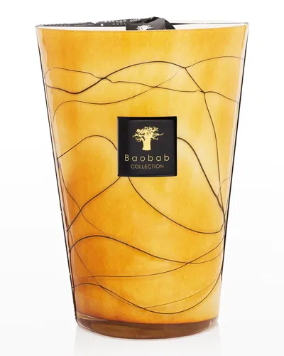 Baobab Collection Max 35 Filo Oro Scented Candle In Gold/blk