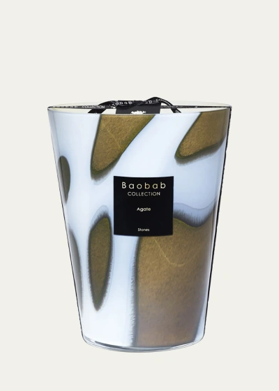 Baobab Collection Max Stone Agate Scented Candle, 9.4" In Multi