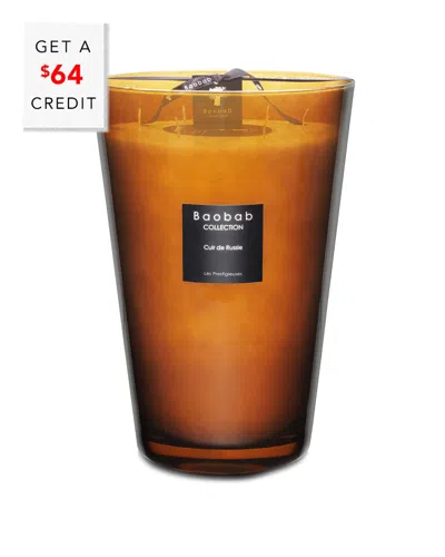 Baobab Collection Max35 Cuir De Russie Candle