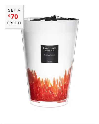 Baobab Collection Max35 Feathers Maasai Candle With $70 Credit