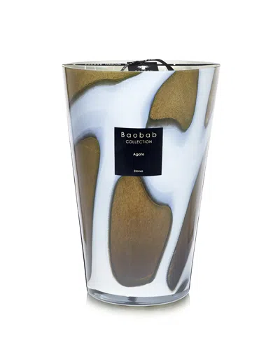 Baobab Collection Maxi Max Stone Agate Scented Candle, 13.8" In Multi