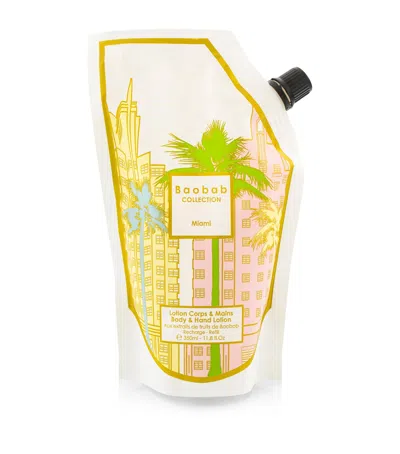 Baobab Collection Miami Body And Hand Lotion - Refill In White