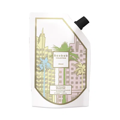 Baobab Collection Miami Shower Gel Refill, 11.83 Oz. In White