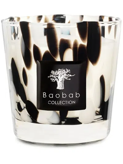 Baobab Collection Mini Pearls Black Candle In Neutrals