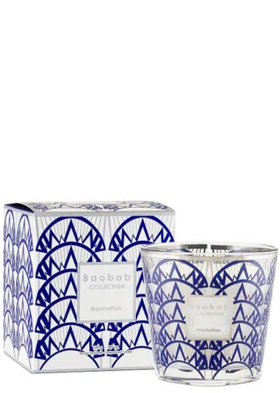 Baobab Collection My First  Manhattan Candle In Blue
