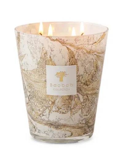 Baobab Collection Naïs Marble-effect Four-wick Scented Candle (16cm) In Multi