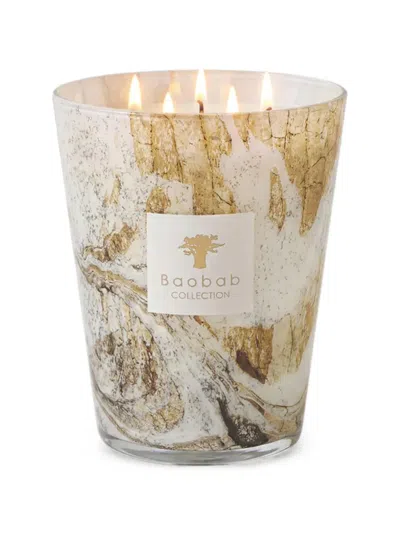 Baobab Collection Naïs Marble-effect Scented Candle (24cm) In Multi