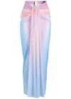 Baobab Collection Nia Mesh Maxi Skirt In Pink