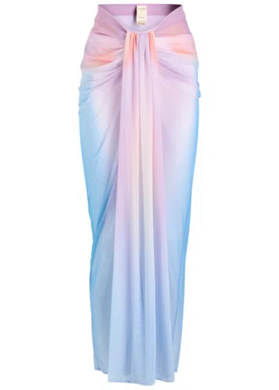 Baobab Collection Nia Mesh Maxi Skirt In Pink