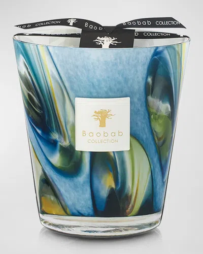 Baobab Collection Oceania Tigari 4-wick Max16 Candle, 80 Oz. In Blue