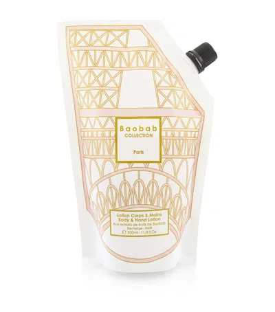 Baobab Collection Paris Body And Hand Lotion - Refill In White