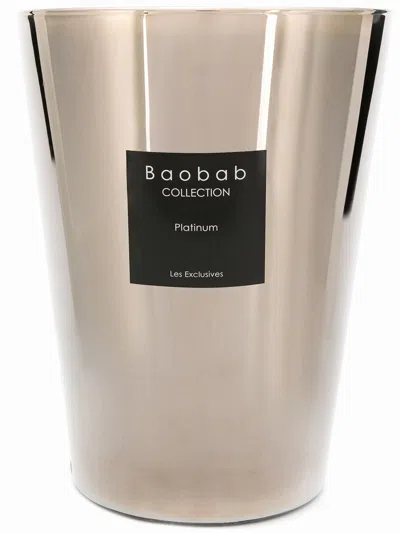 Baobab Collection Platinum 24 Scented Candle In Green