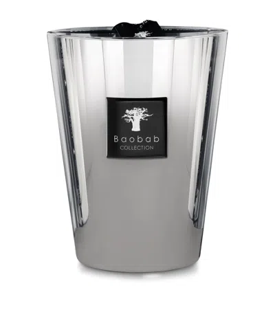 Baobab Collection Platinum Candle In Brown