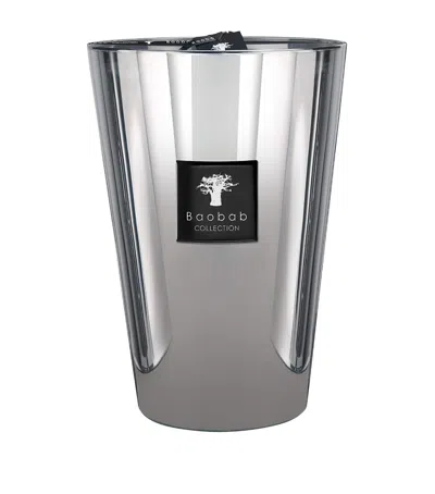 Baobab Collection Platinum Candle In Gray