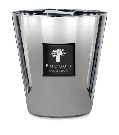 Baobab Collection Platinum Candle In Silver