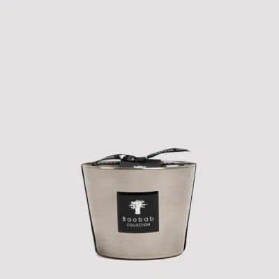 Baobab Collection Platinum Candle Max10 Unica In Black