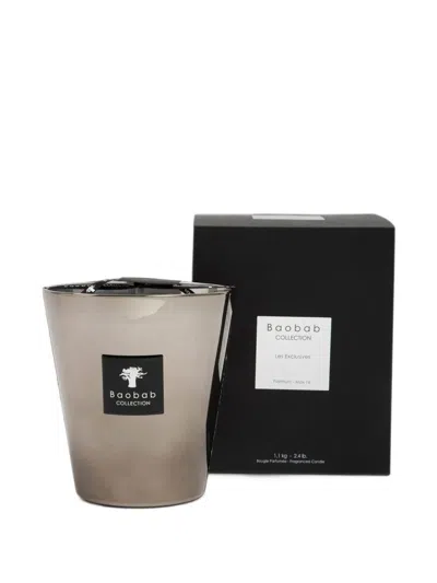 Baobab Collection Platinum Logo-patch Candle In Neutral