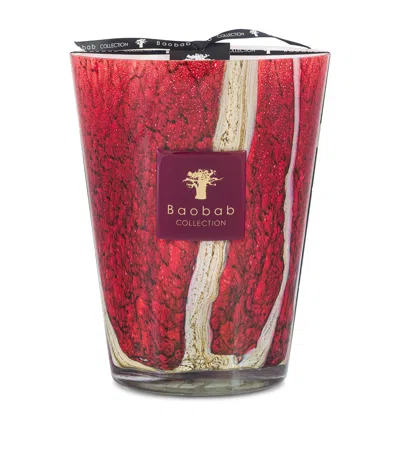 Baobab Collection Risoud Woods Candle In Red