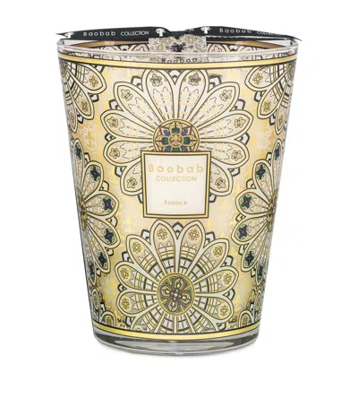 Baobab Collection Rosace Candle In Gold
