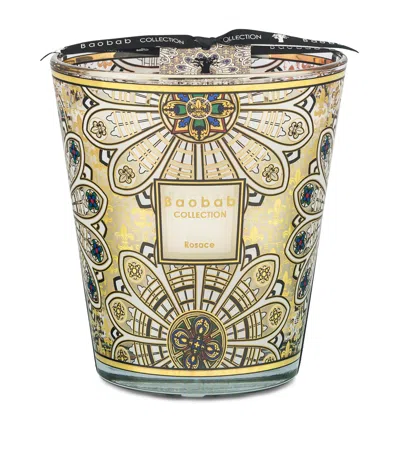 Baobab Collection Rosace Candle In Gold