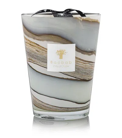 Baobab Collection Sand Sonora Candle In Grey,gold
