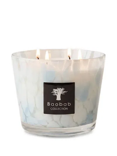 Baobab Collection 사파이어 펄 모틀 이펙트 캔들 10cm In Neutral