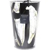 Baobab Collection Stones Marble Candle In Black/ Beige/ White