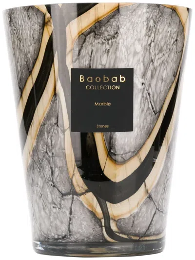 Baobab Collection Stones Marble Max 24 Candle In Gray