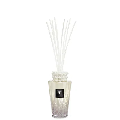 Baobab Collection Totem 2l White Pearls Luxury Bottle Diffuser Medium In Transparent
