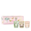 Baobab Collection Trio Of Travel Candles: Singapore-athens-paris