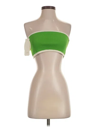 Baobab Collection Tube Top Green Strapless Neckline Tops