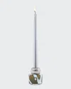 Baobab Collection Twins Agate Candlesticks In Multi