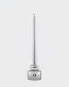Baobab Collection Twins Platinum Candlesticks In Silver
