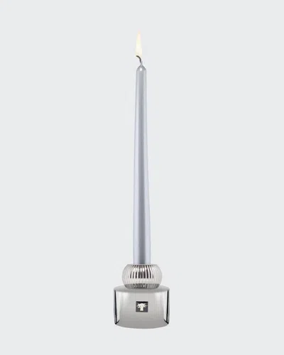 Baobab Collection Twins Platinum Candlesticks In Gray