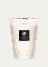 Baobab Collection White Pearls Candle, 9.4" In White/pink