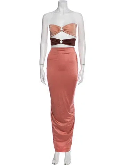 Pre-owned Baobab Colorblock Pattern Skirt Set