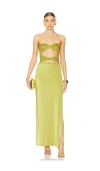 Baobab Concha Dress In Limoncello