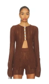 Baobab Corsica Top In Brown