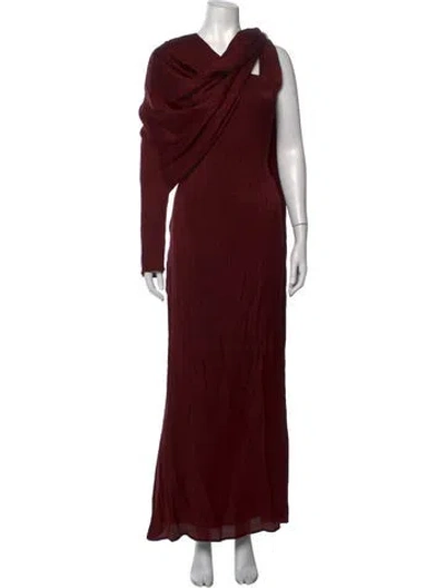 Pre-owned Baobab Cowl Neck Long Dress W/ Tags In Burgundy