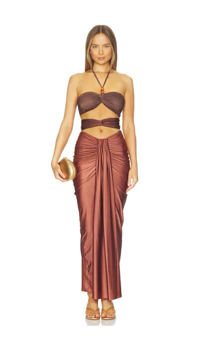 Baobab Dawn Maxi Dress In Multi