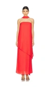 Baobab El Dress In Fire Red